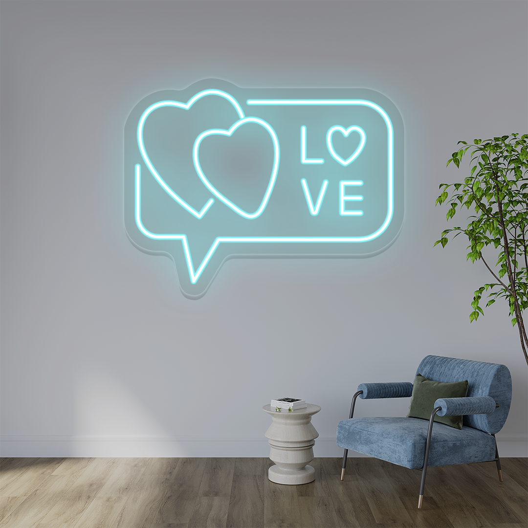 Love Hearts Neon Sign image 4