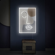 Abstract Human Eye LED Neon Sign | Modern Art Wall Decor - MEON NEON