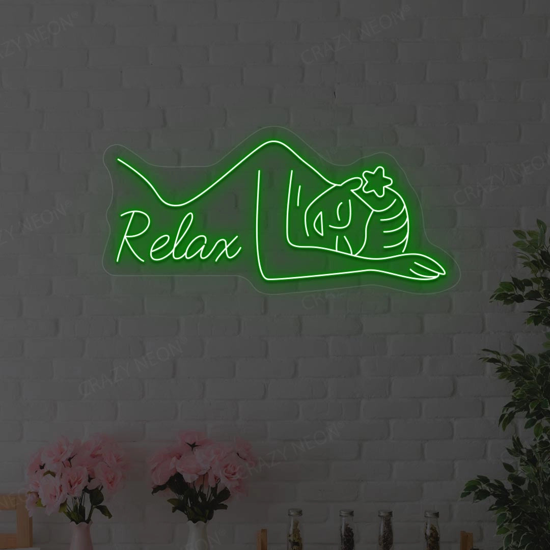 Aesthetic Relax Neon Sign image 2