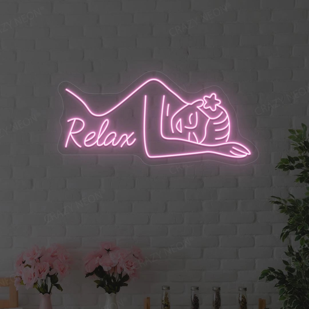 Aesthetic Relax Neon Sign image 5