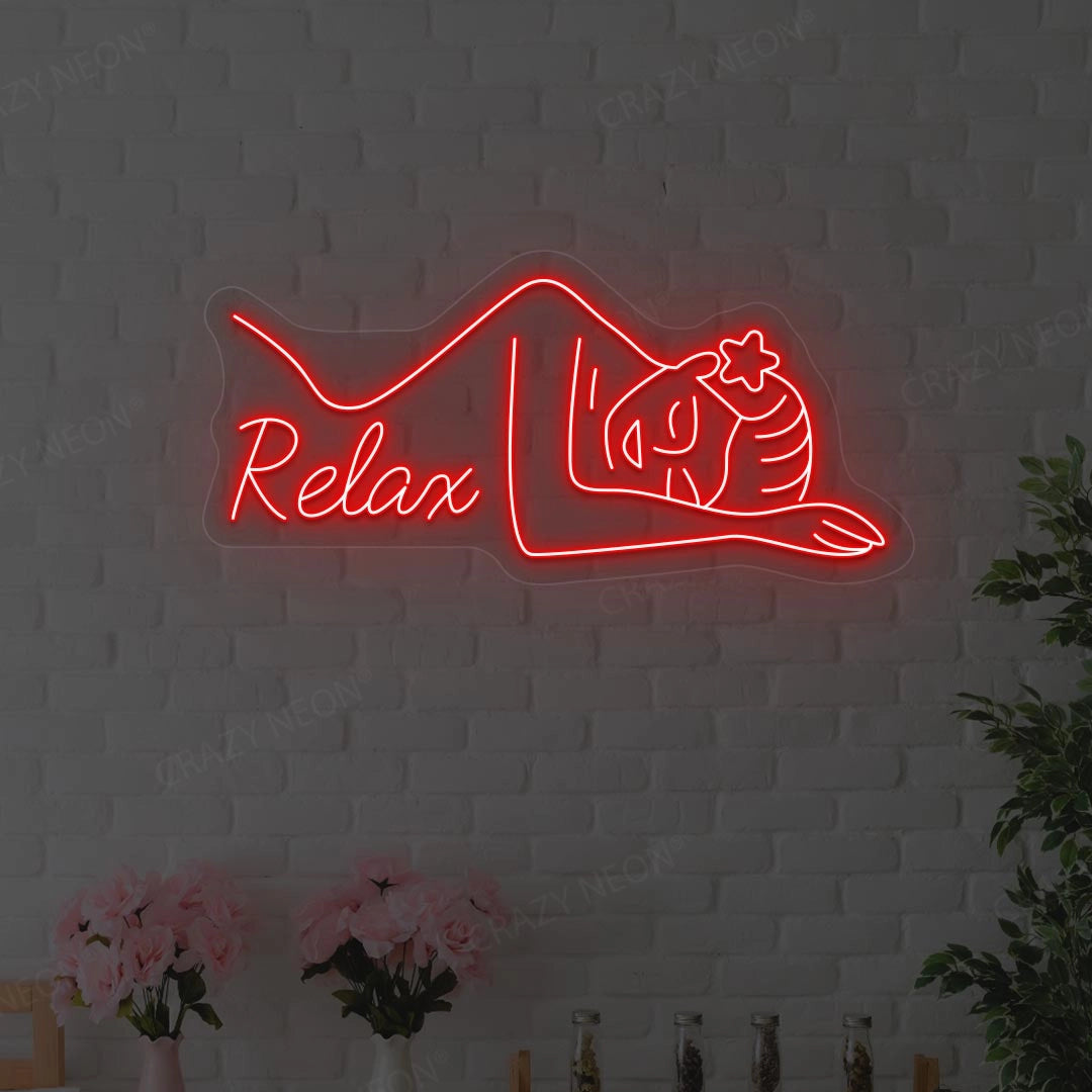 Aesthetic Relax Neon Sign image 6