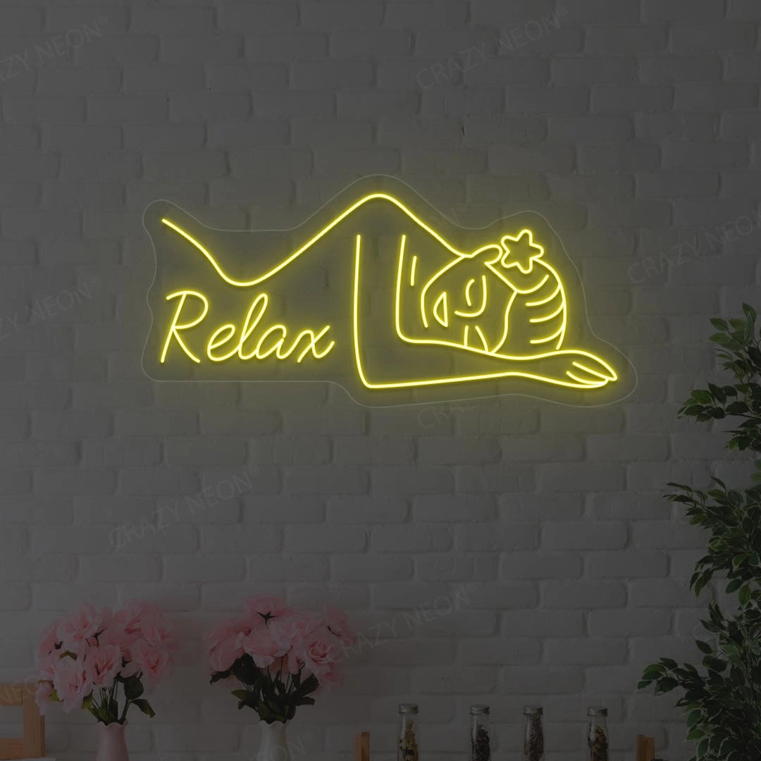Aesthetic Relax Neon Sign image 8