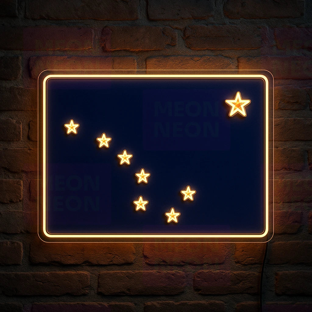 Alaska State Flag LED Neon Sign