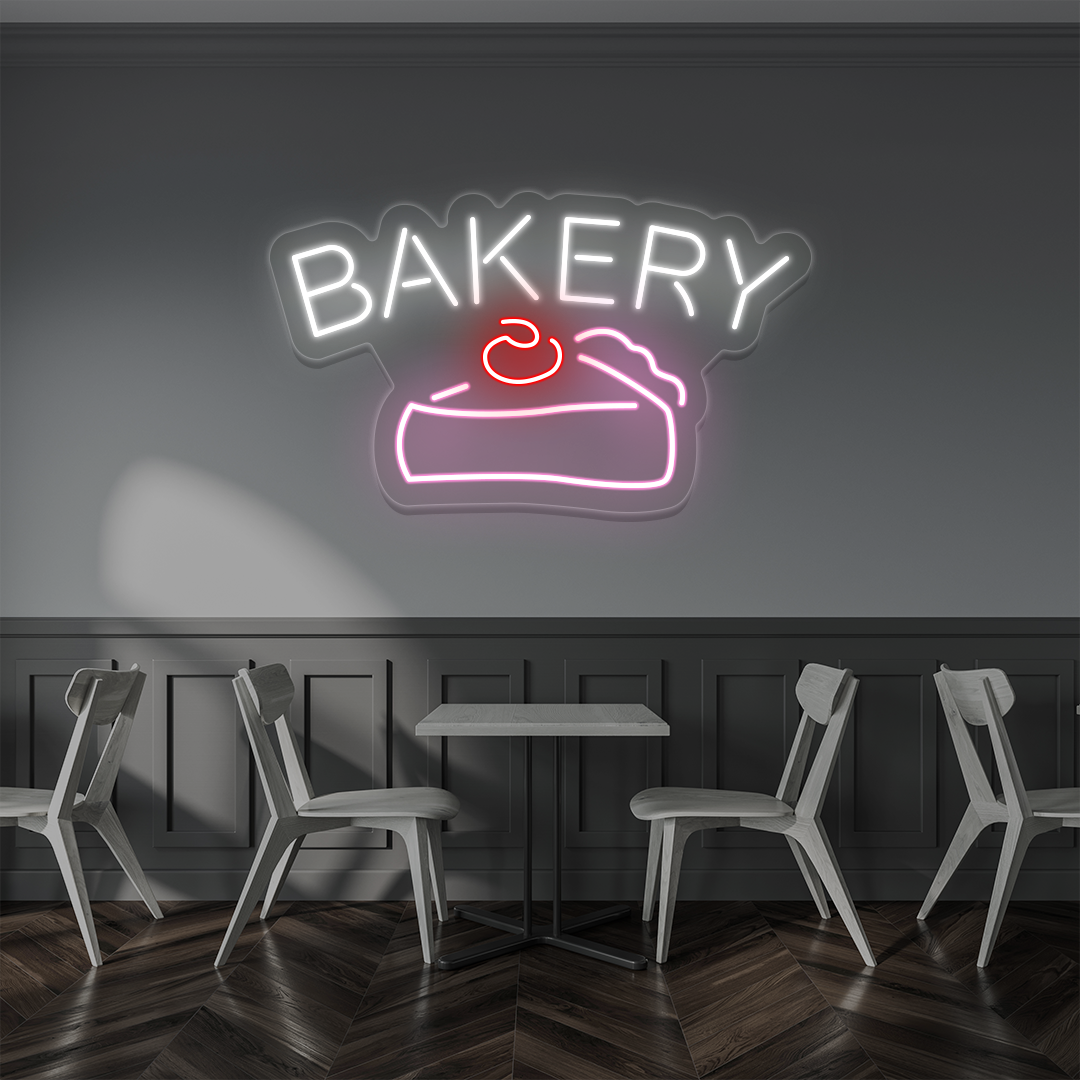 Bakery Cake Neon Sign image 0