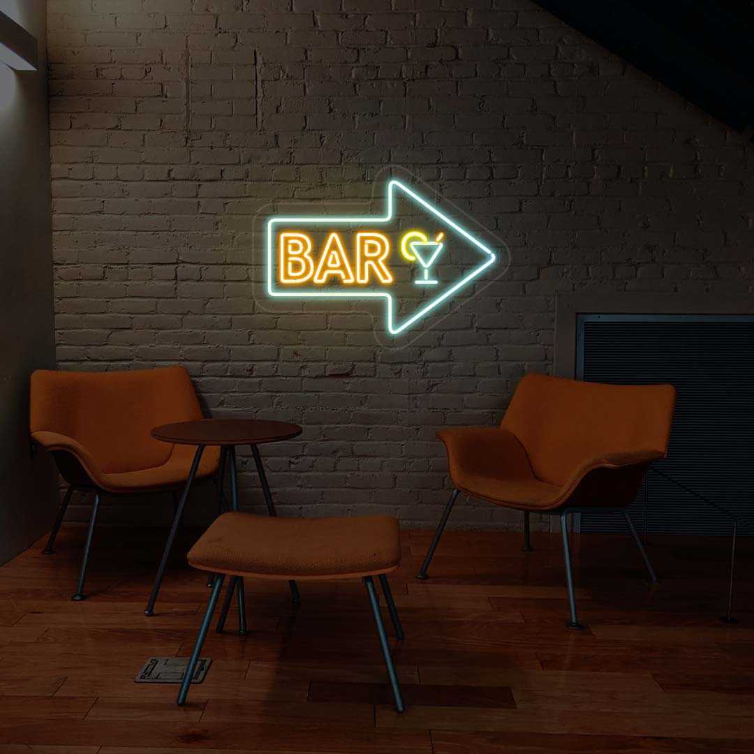 Bar Arrow Neon Sign image 1
