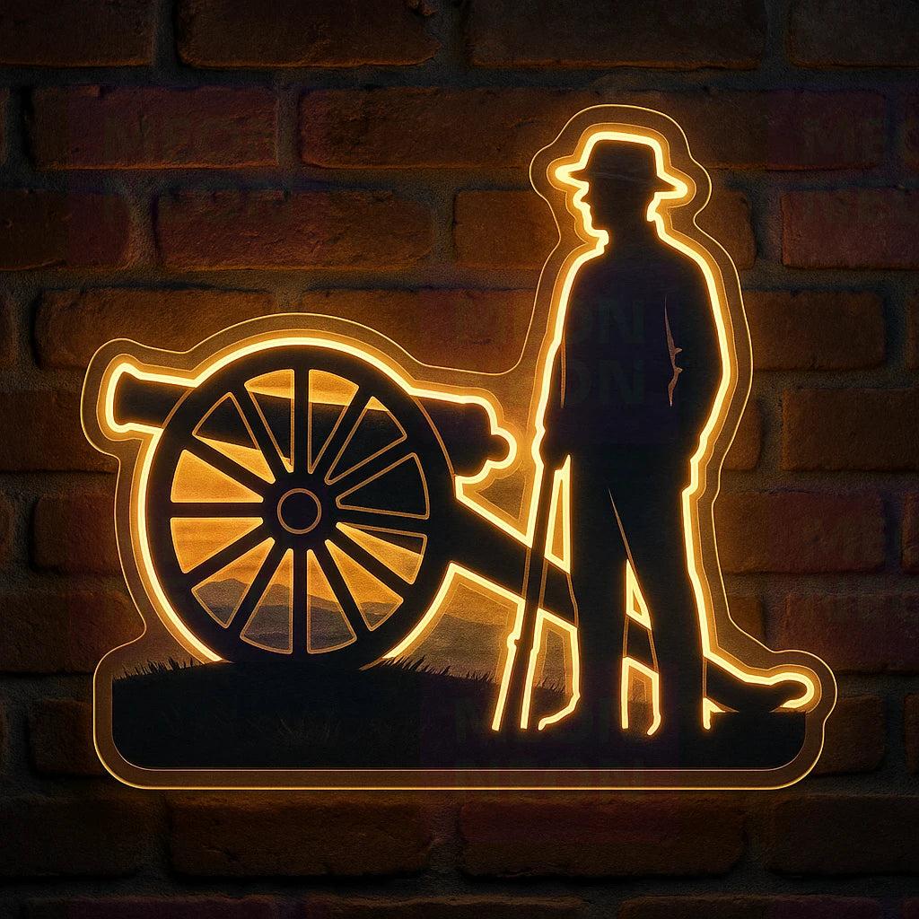 Battlefield Sentinel LED Neon Sign