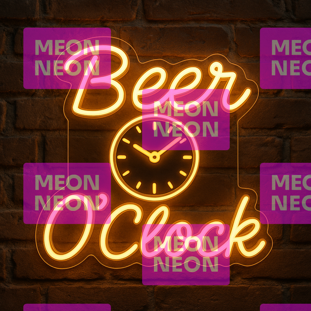 Beer O'Clock LED Neon Sign