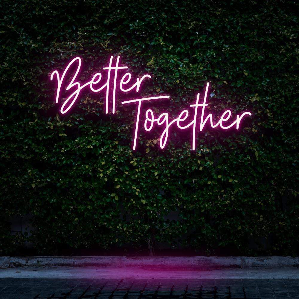 "Better Together" Neon Sign image 0