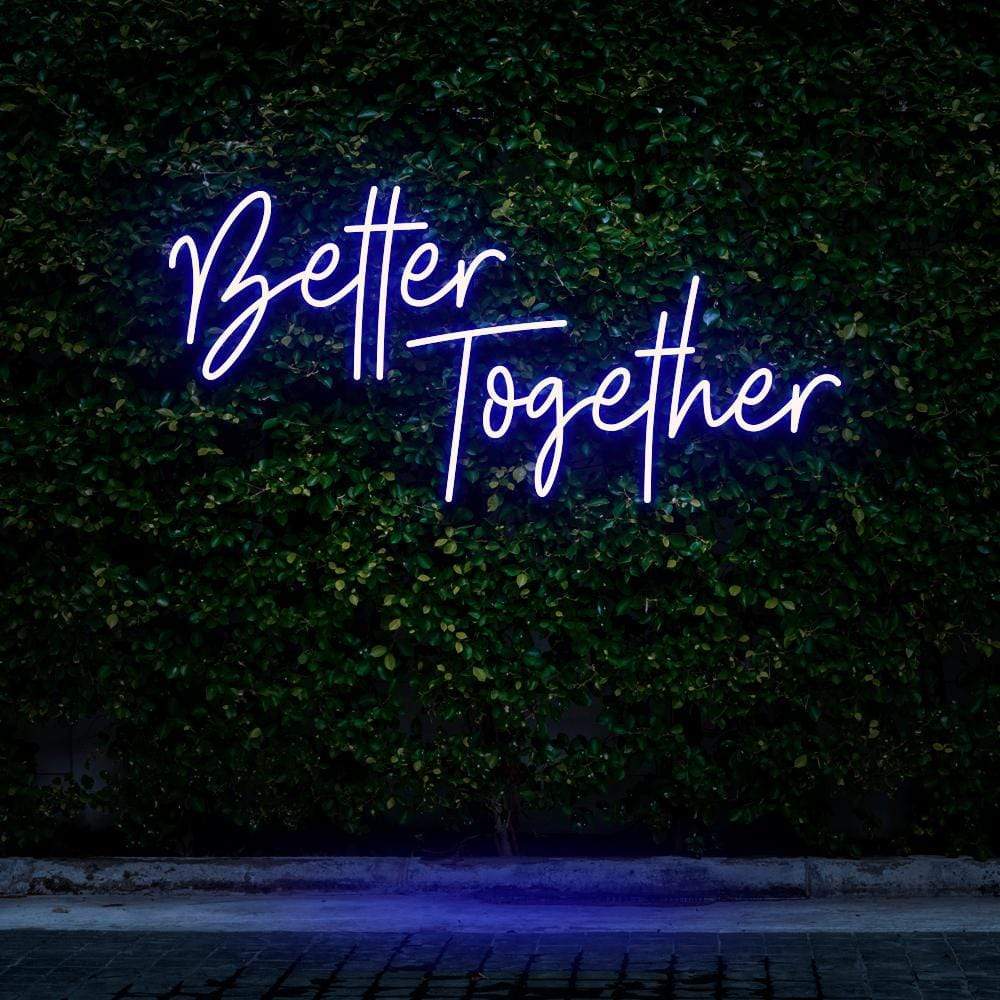 "Better Together" Neon Sign image 2