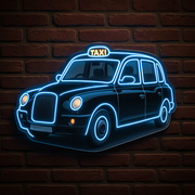 Black Cab LED Neon Sign