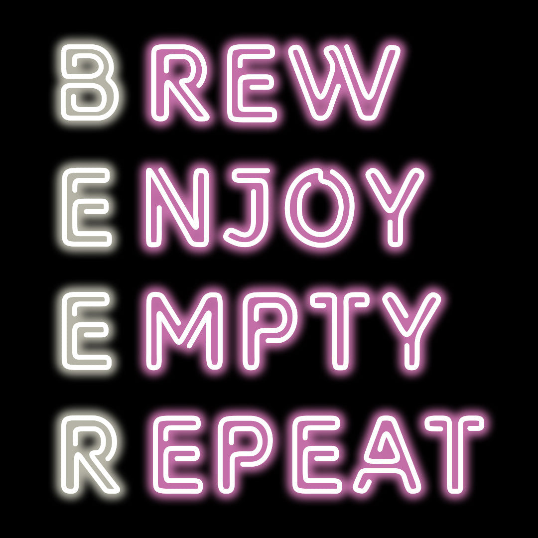 Brew Enjoy Empty Repeat Neon Sign image 3