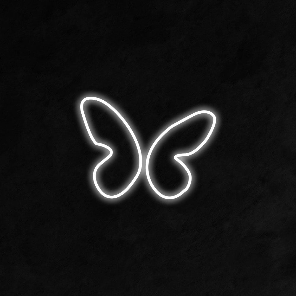 Butterfly LED Neon Sign in Warm White