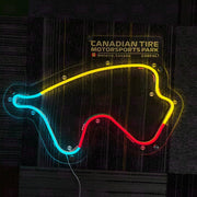 Canadian Tire Motorsport Park Circuit LED Neon Light Strip Sign Acrylic Body Color Temperature Rating - LED Neon Sign