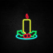 Candle LED Neon Sign