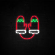 Christmas Mittens LED Neon Sign