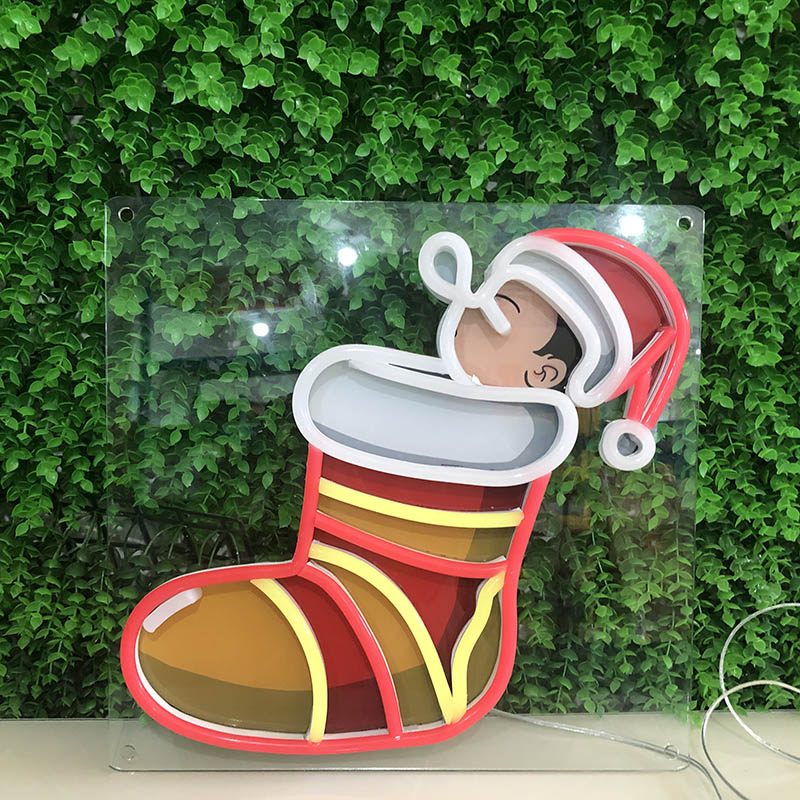Christmas Stockings LED Neon Sign (Style 3)