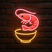 Coastal Shrimp & Grits LED Neon Sign