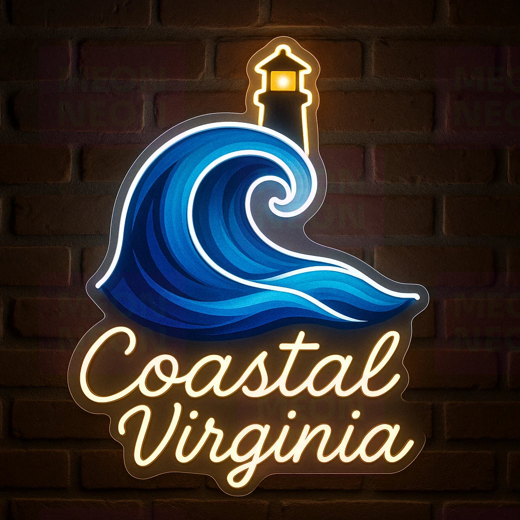 Coastal Virginia LED Neon Sign