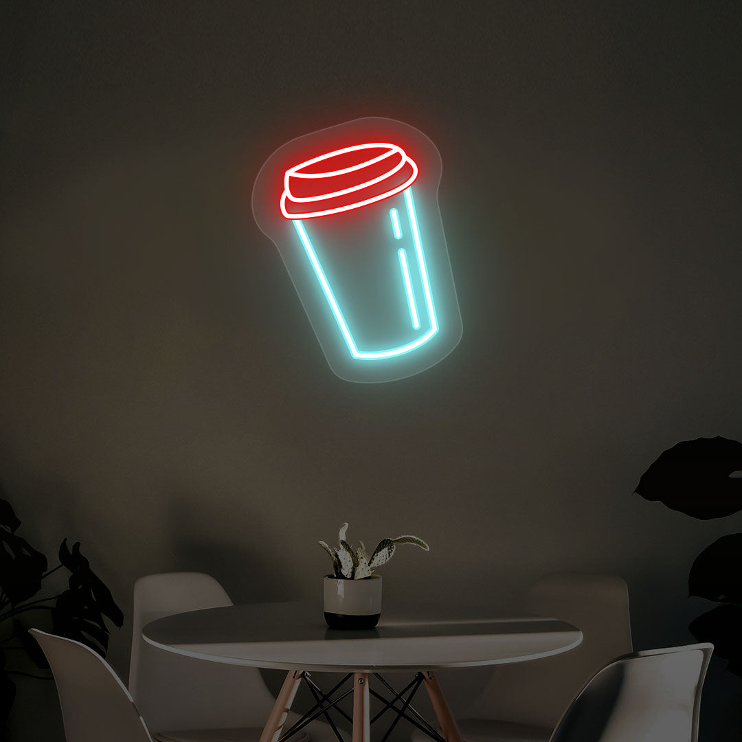 Coffee Cup Neon Sign - Multicolor image 0