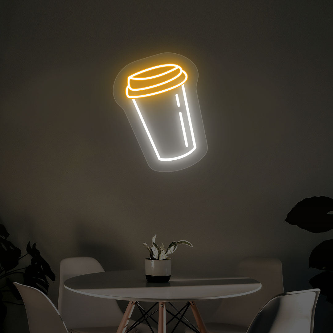 Coffee Cup Neon Sign - Multicolor image 3