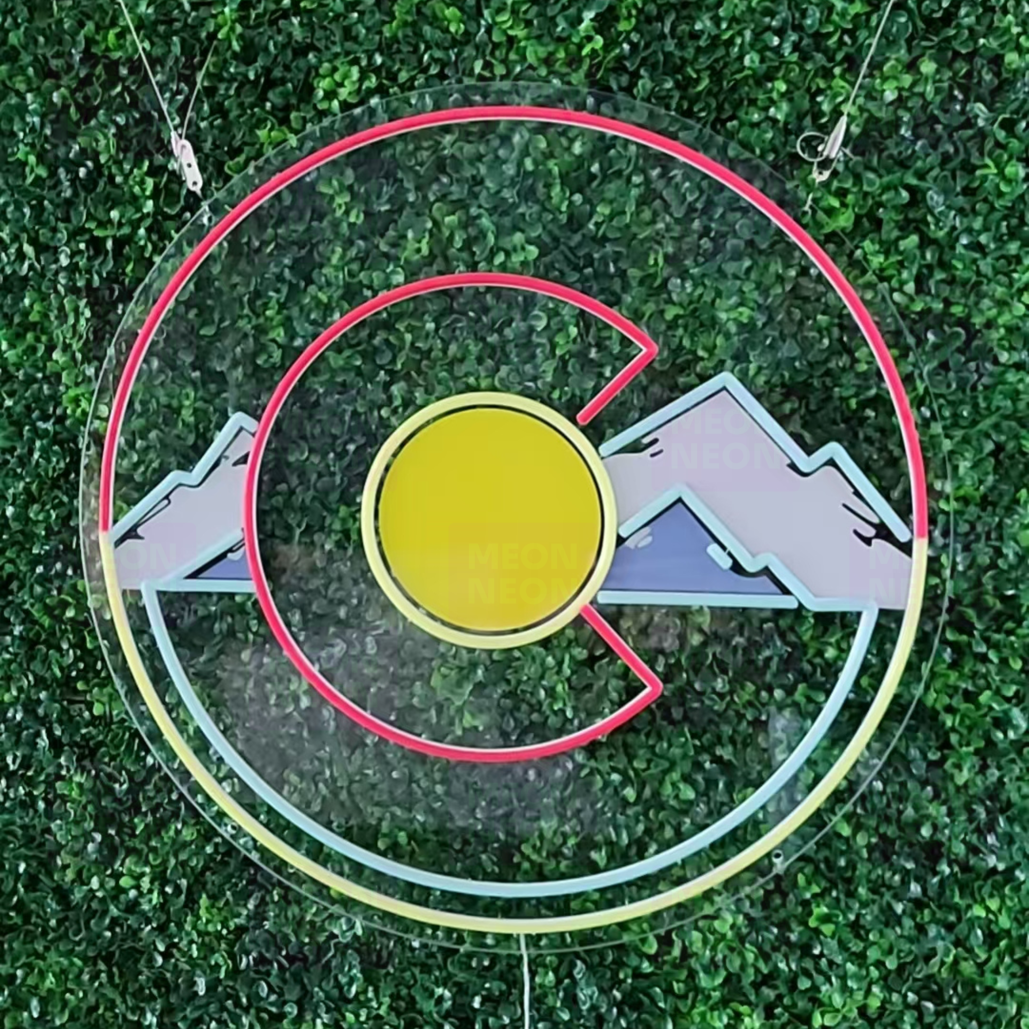 Colorado Mountain Logo Neon LED Sign - MEON NEON