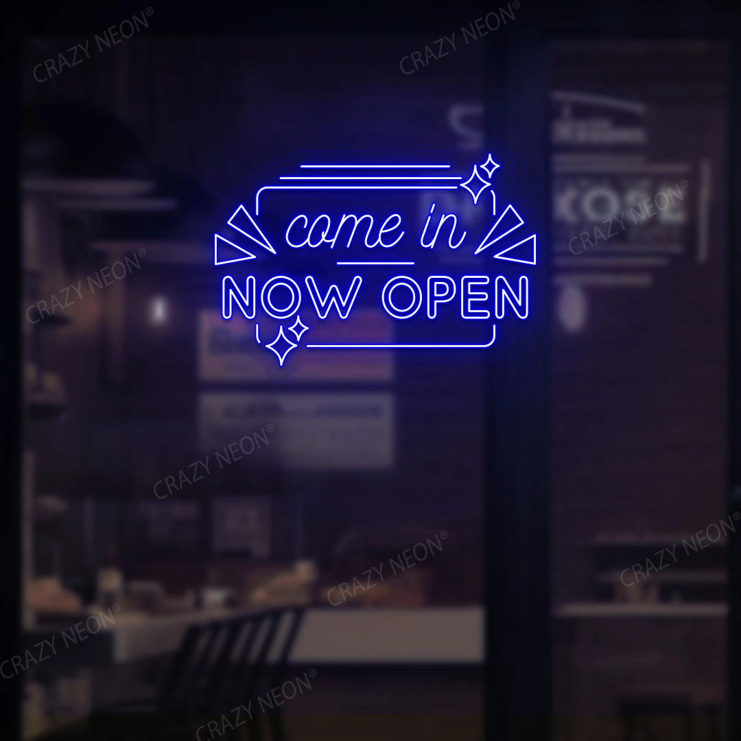 Come in Now Open Sign image 5