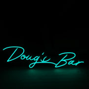 Custom Bar Name LED Neon Sign in Cool White