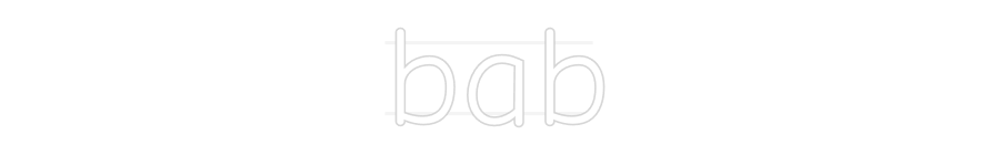 Custom Neon: bab - MEON NEON