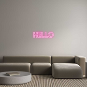 Custom Neon: hello - MEON NEON