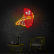 Hero Sausage LED Neon Sign | Food Character Art