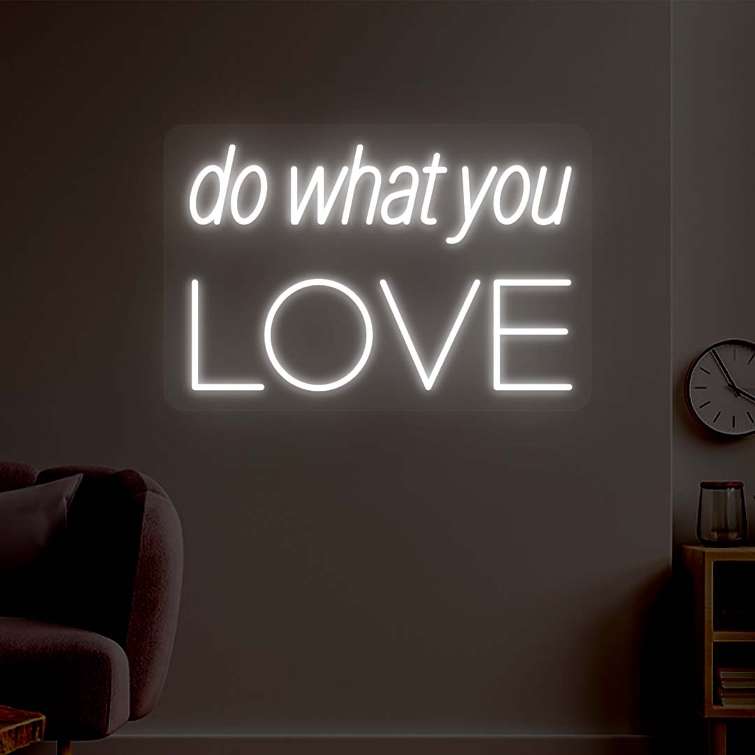 Do What You Love Neon Sign image 0