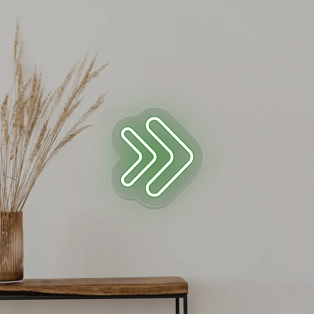 Double Arrowhead Neon Sign image 1