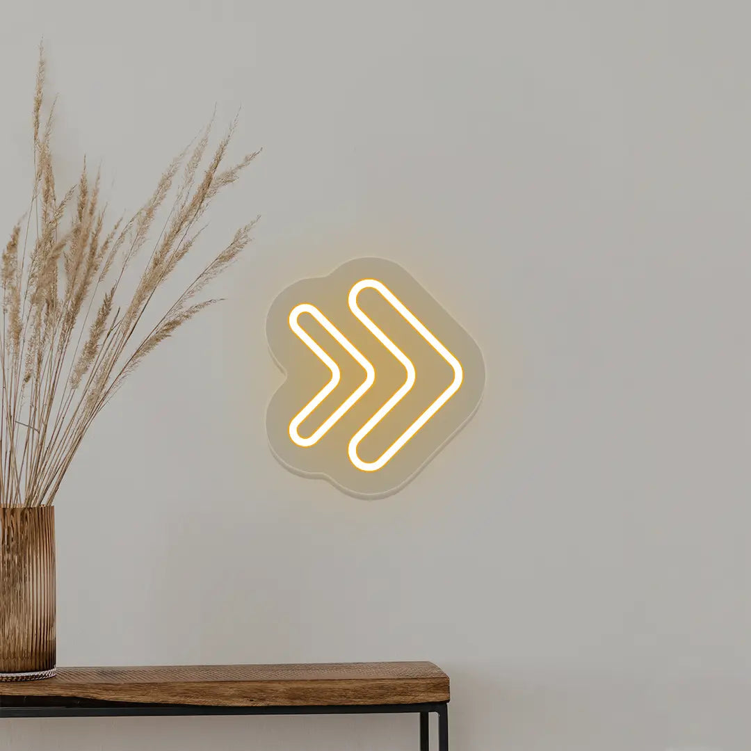 Double Arrowhead Neon Sign image 2