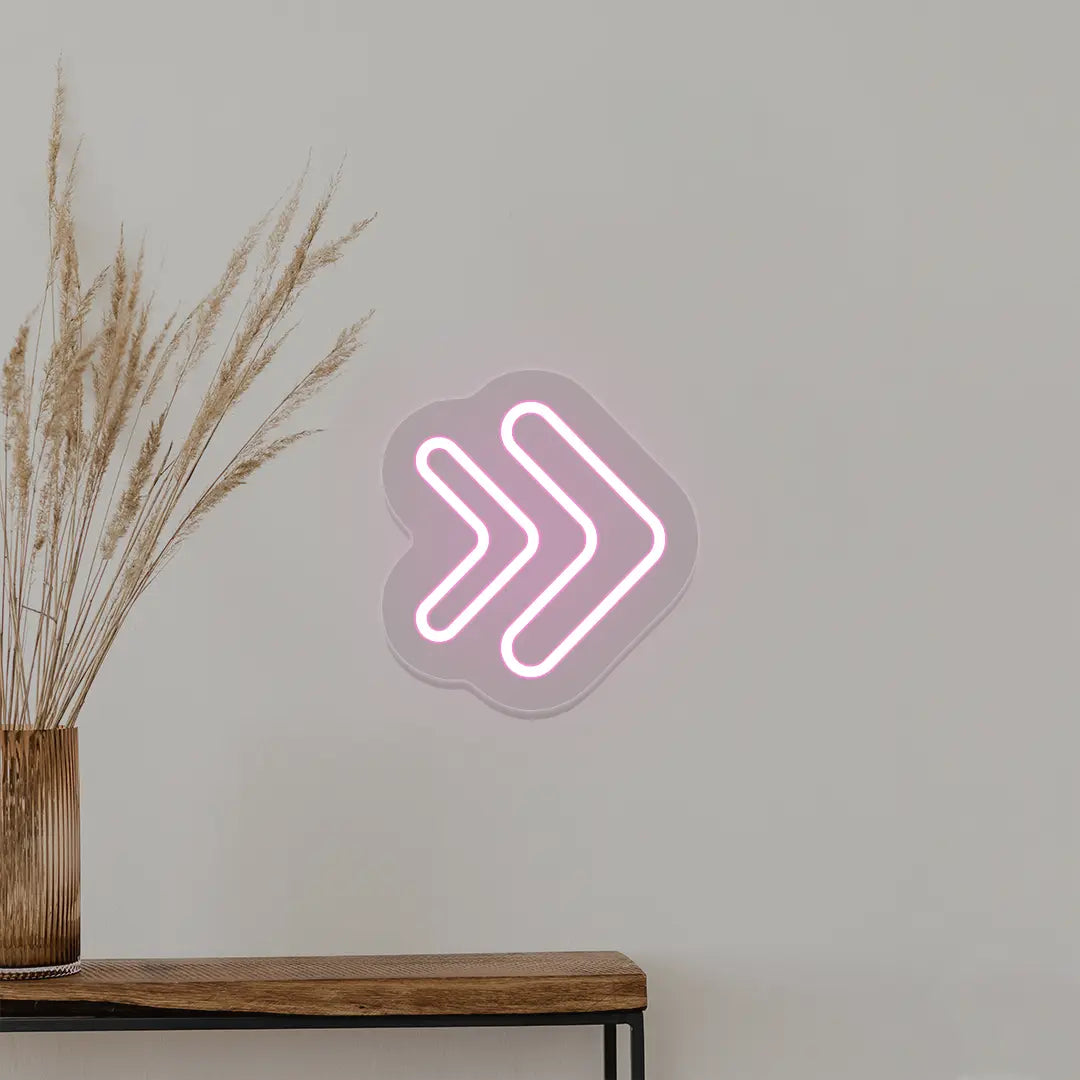 Double Arrowhead Neon Sign image 3