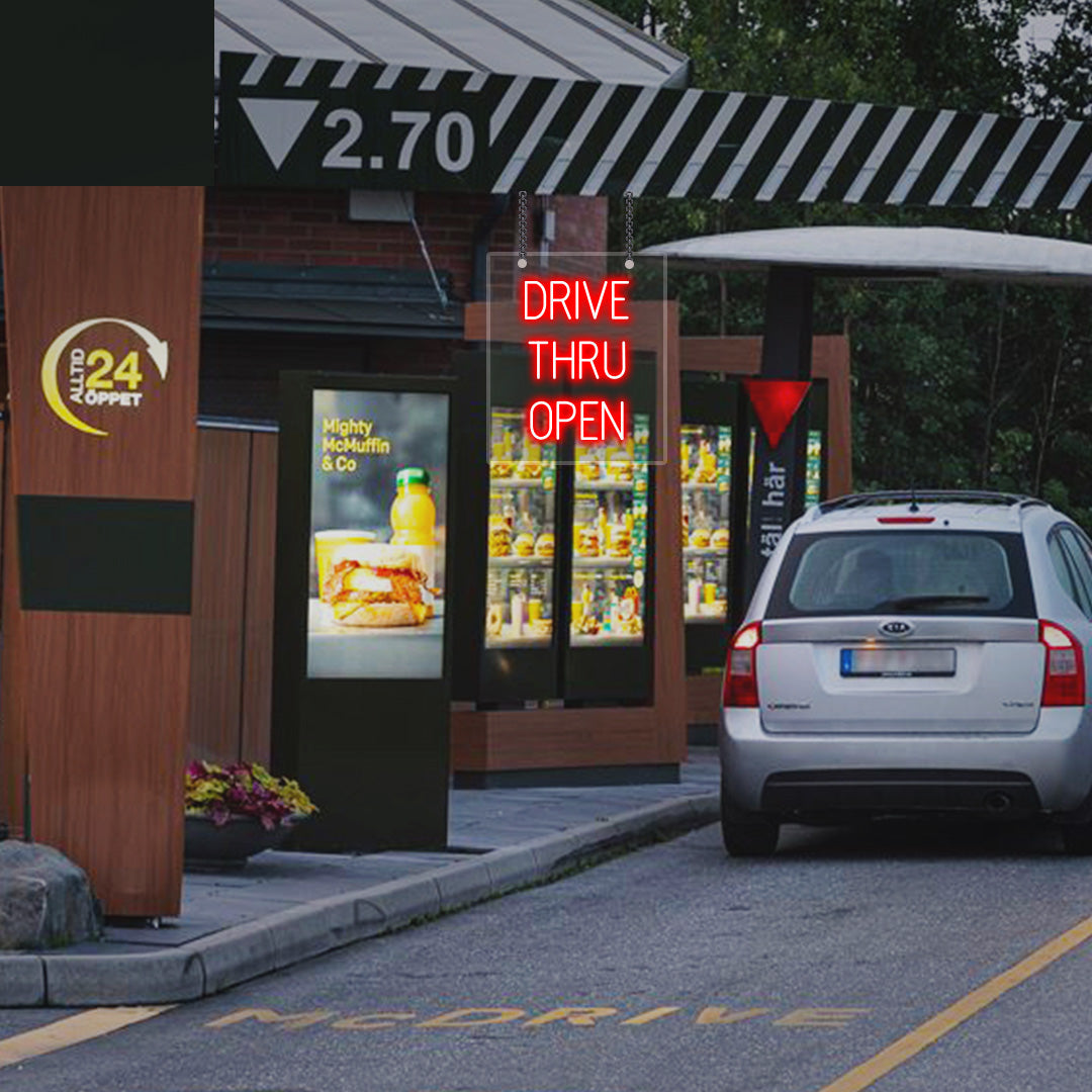 Drive Thru Open Sign image 0