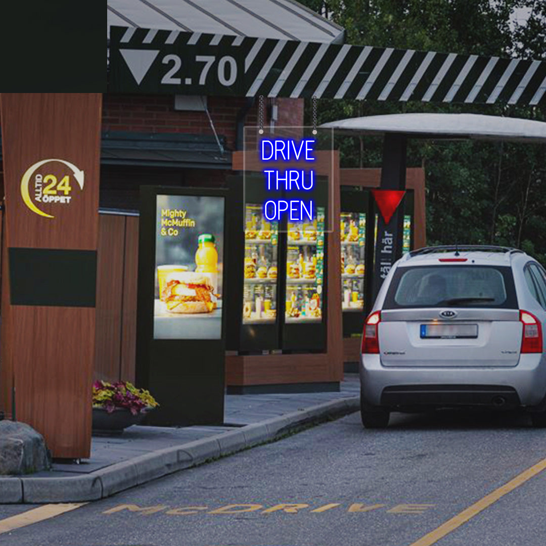 Drive Thru Open Sign image 1