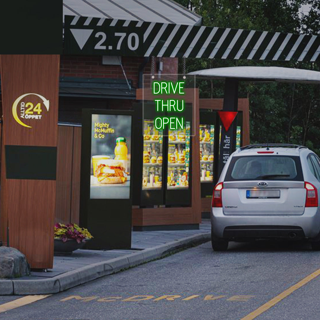 Drive Thru Open Sign image 3
