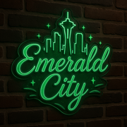 Emerald City Glow LED Neon Sign