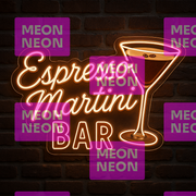 Espresso Martini Buzz LED Neon Sign
