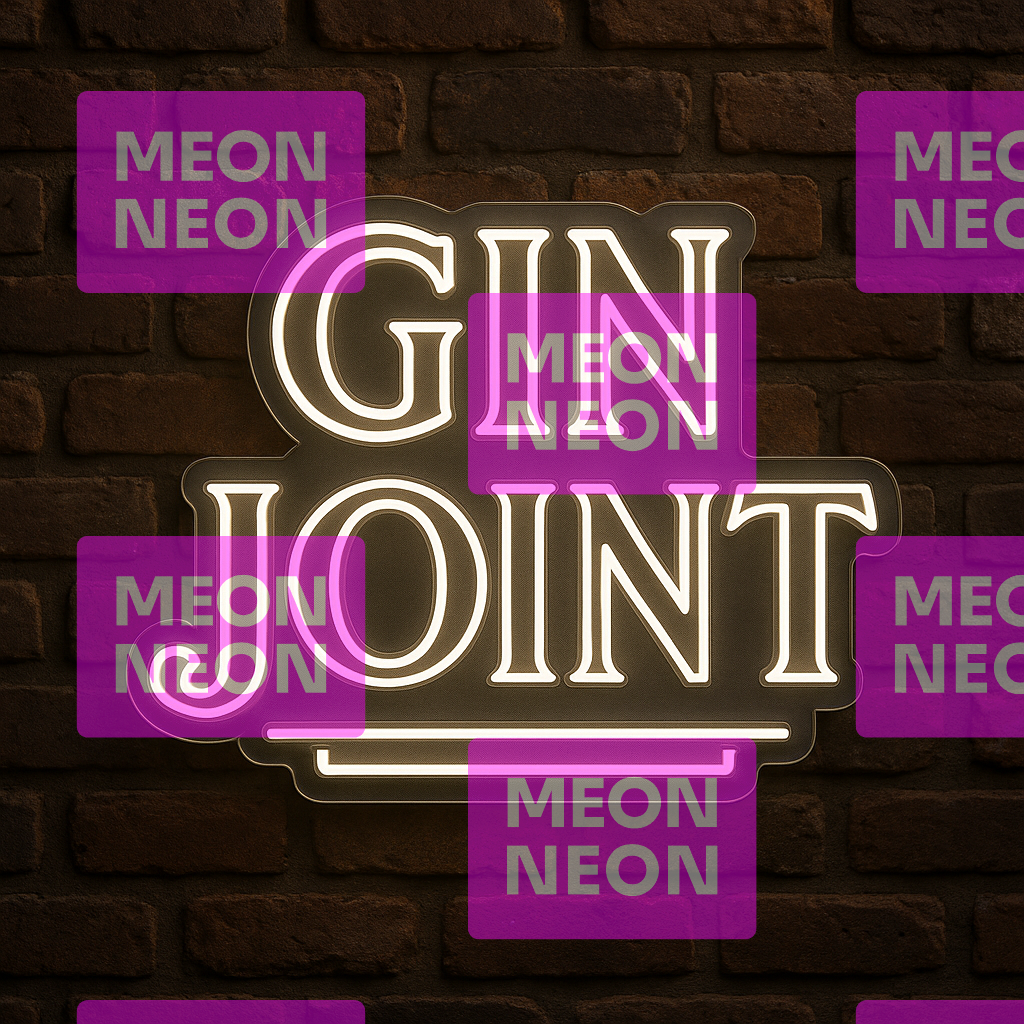 Gin Joint Speakeasy LED Neon Sign