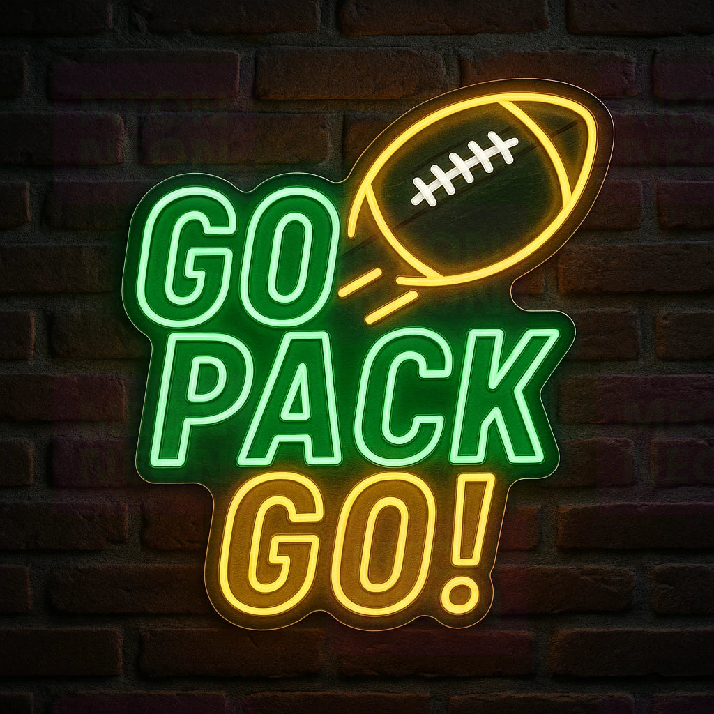 Neon Go Sign Go Pack Go LED Neon Sign