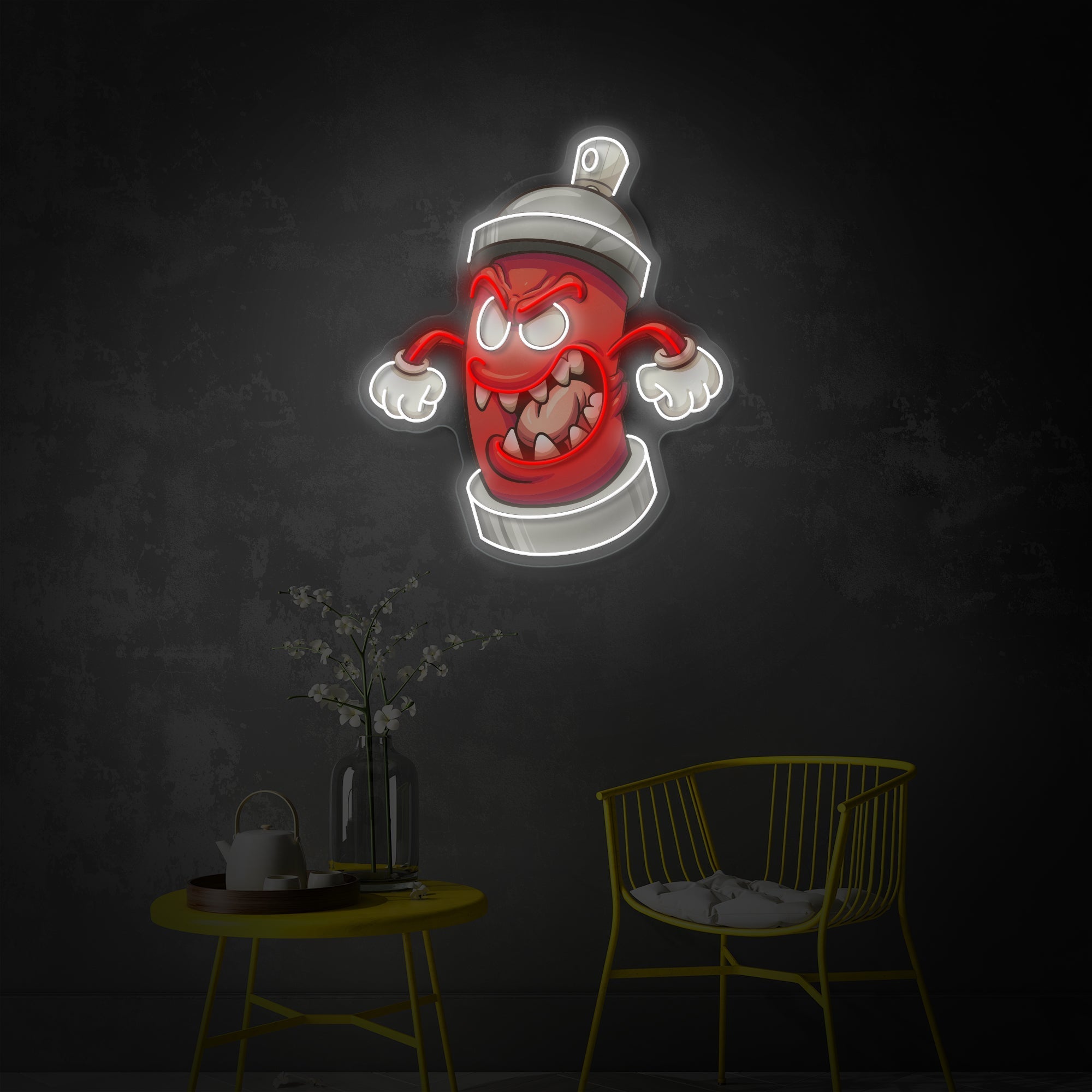 Graffiti Monster LED Neon Sign | Street Art Decor