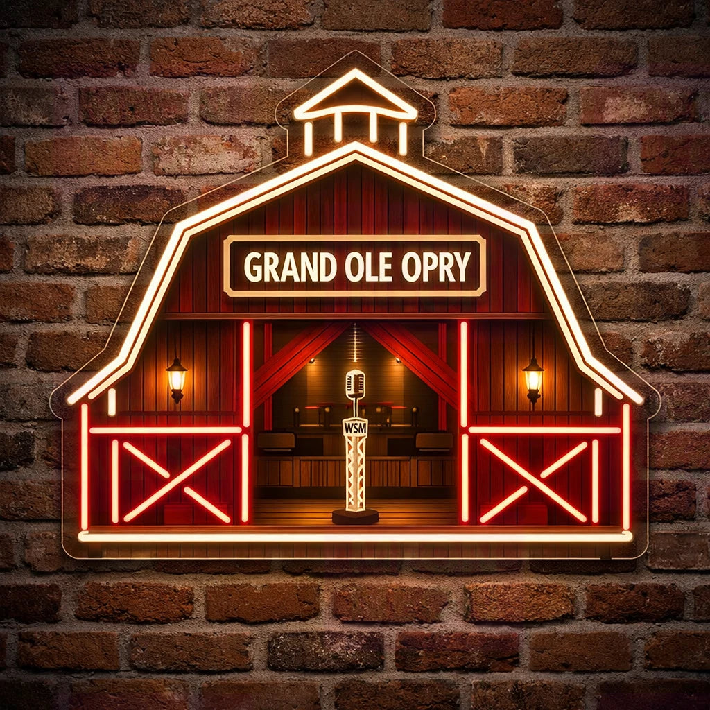 Grand Ole Opry Barn LED Neon Sign