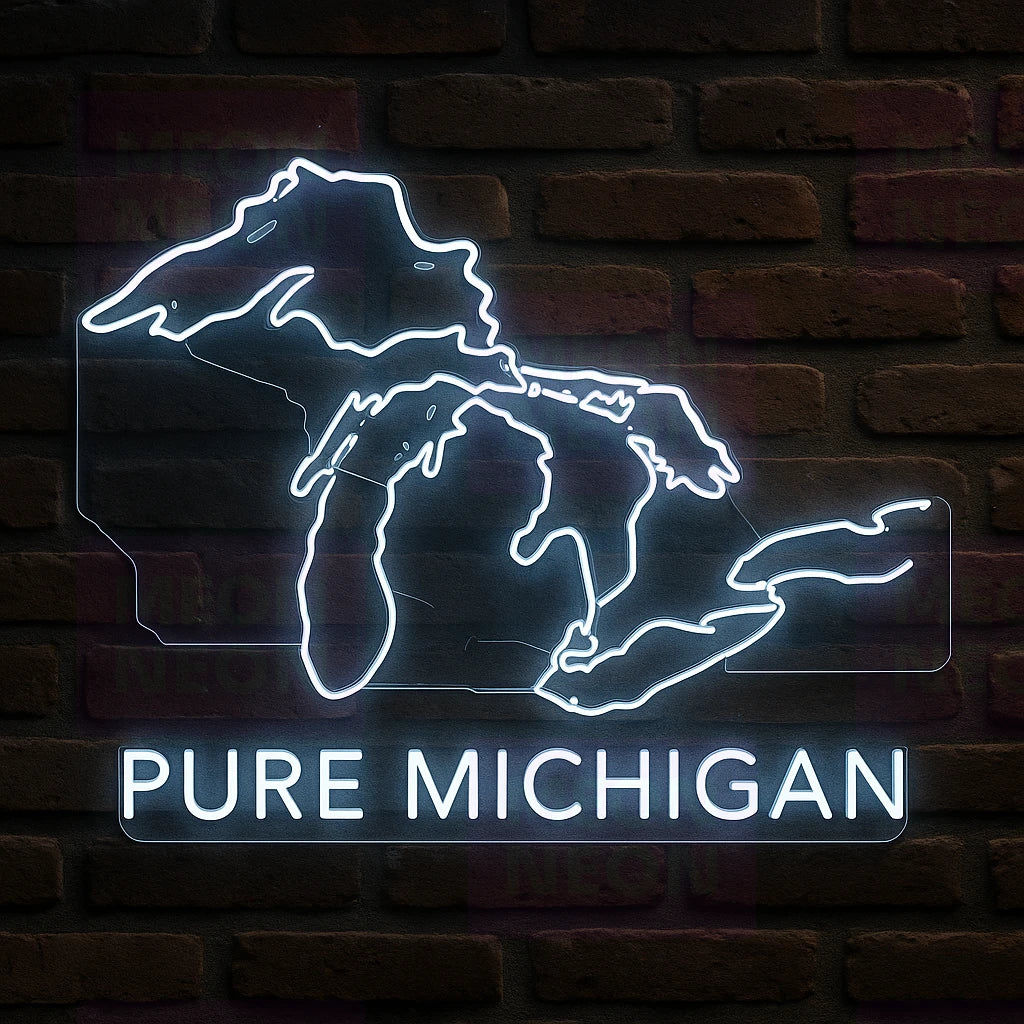 Great Lakes Pure LED Neon Sign