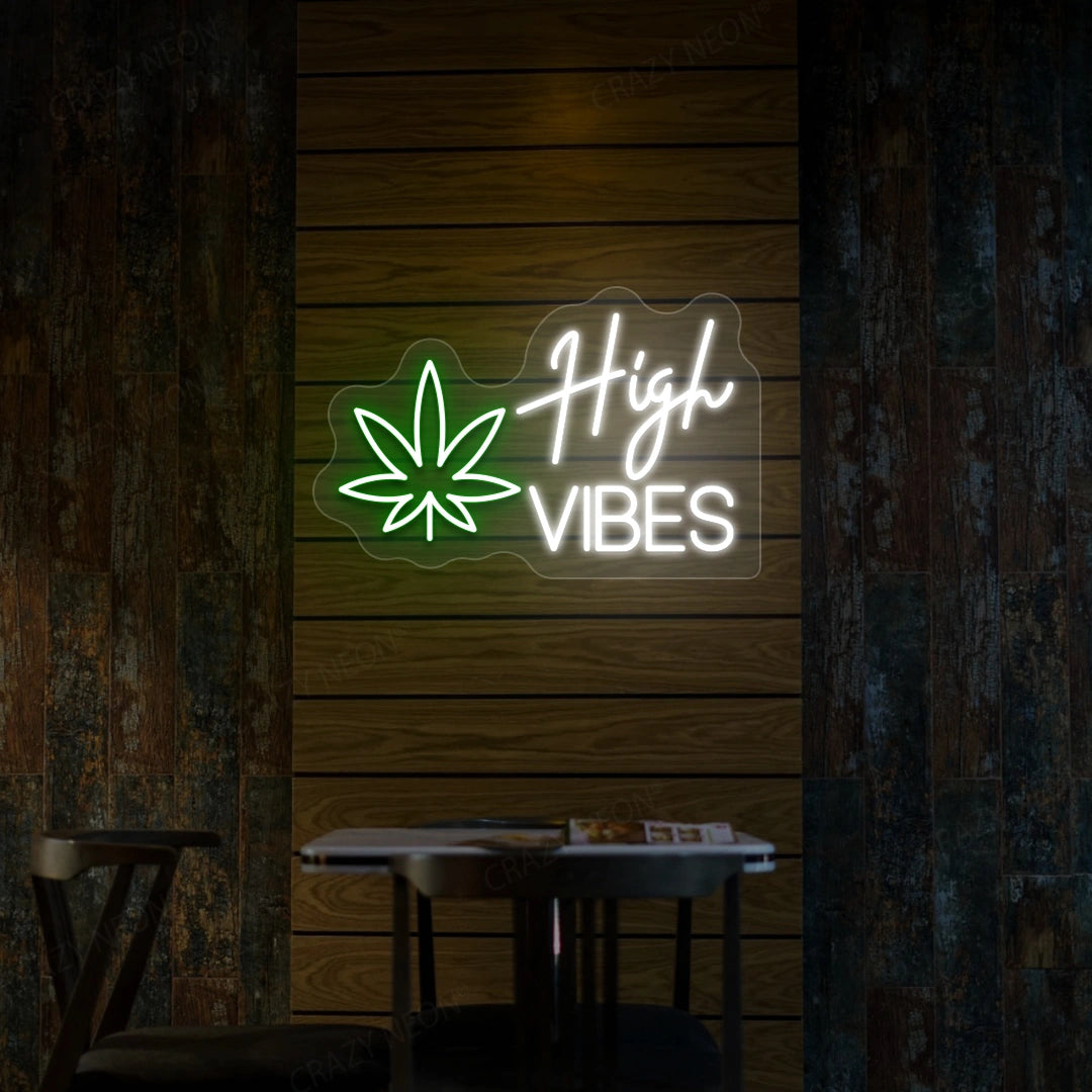 High Vibes Neon Sign image 1