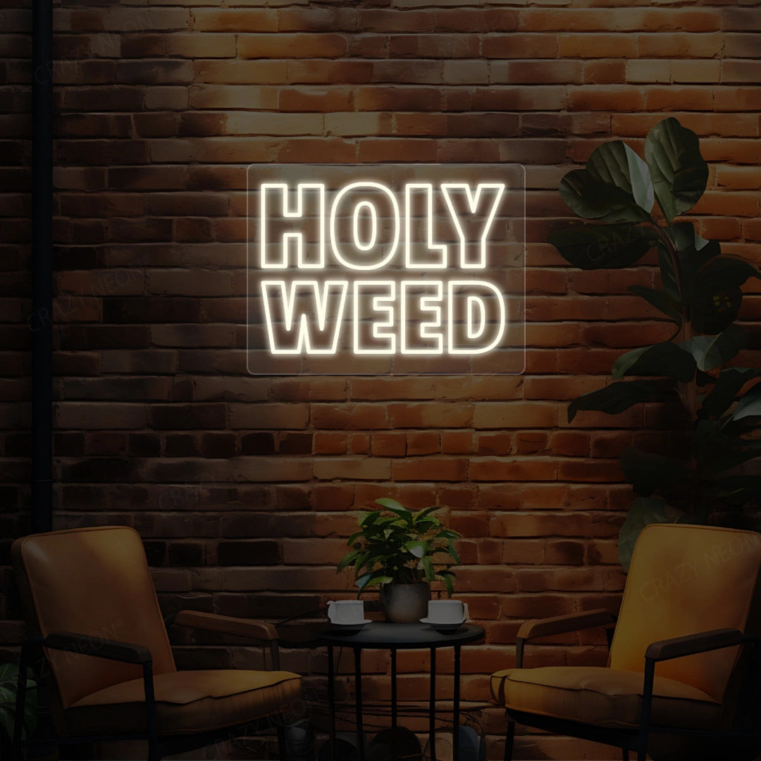 Holy Weed Neon Sign image 2