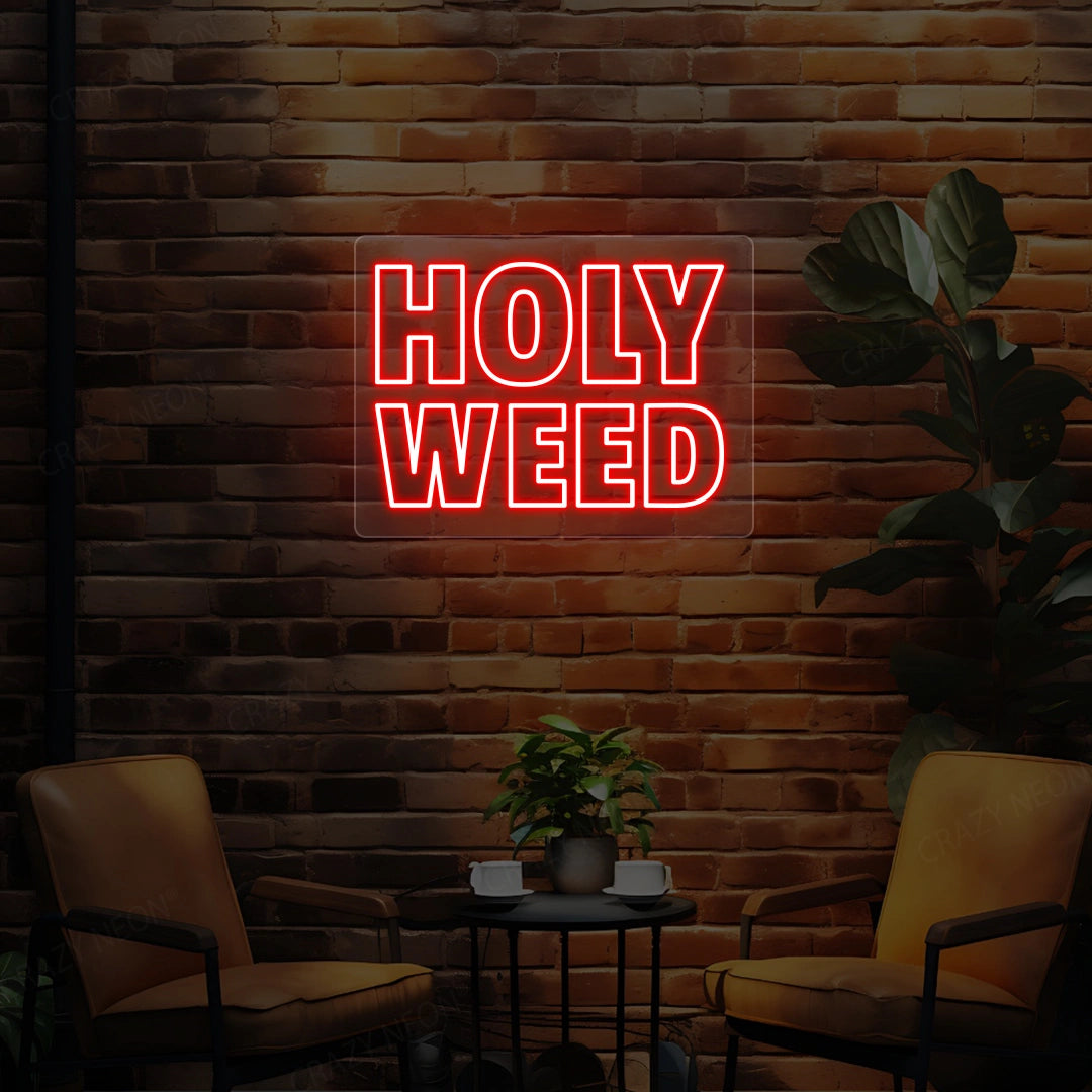 Holy Weed Neon Sign image 3