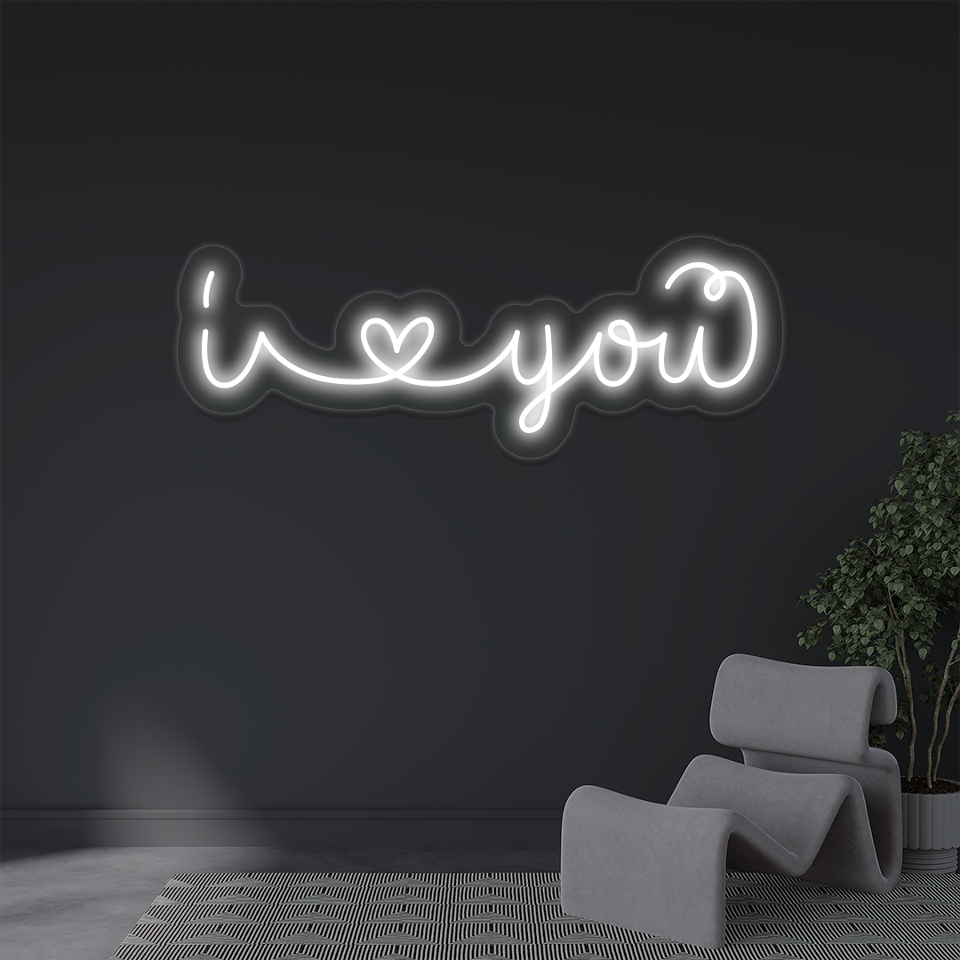 I Love You Neon Sign image 2