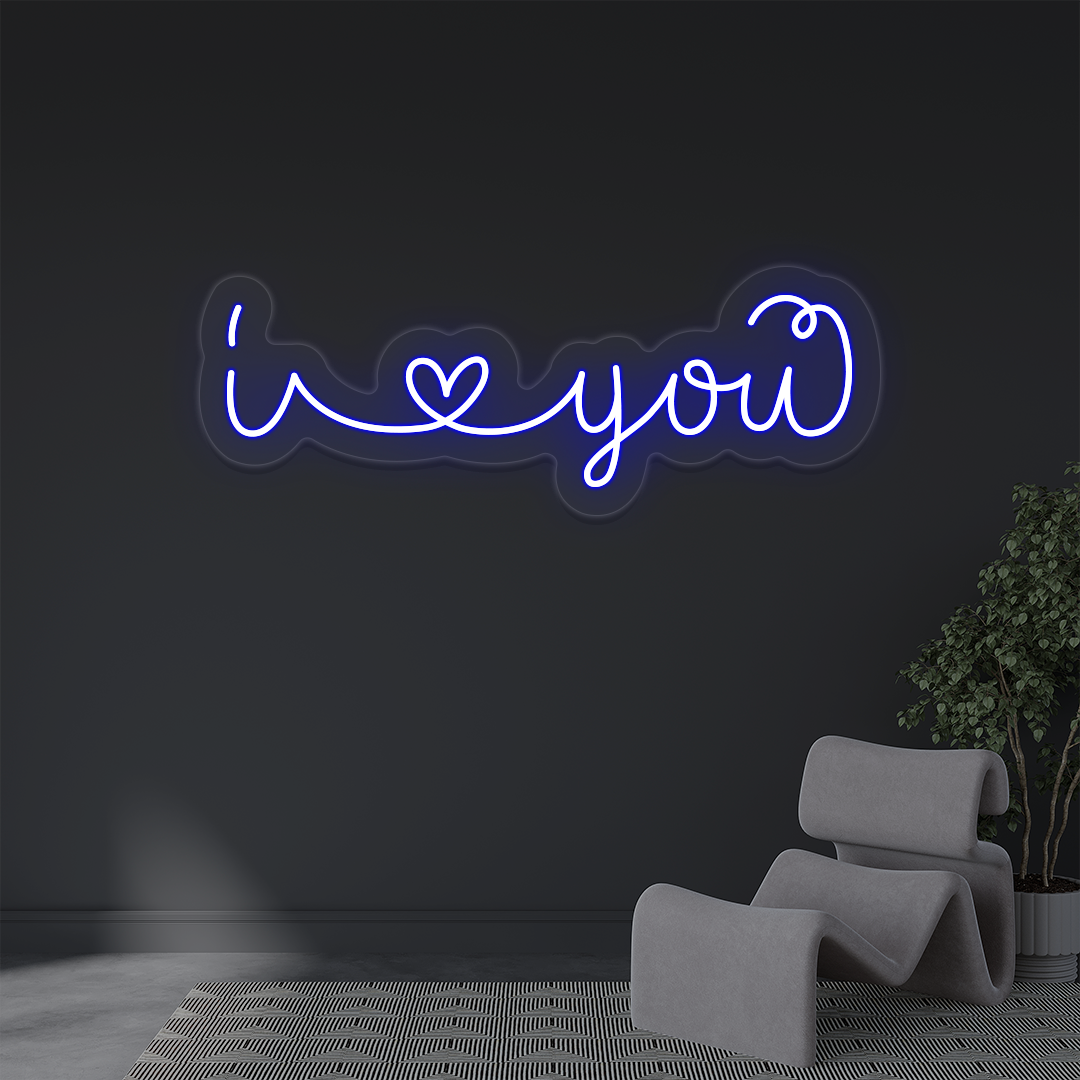 I Love You Neon Sign image 3