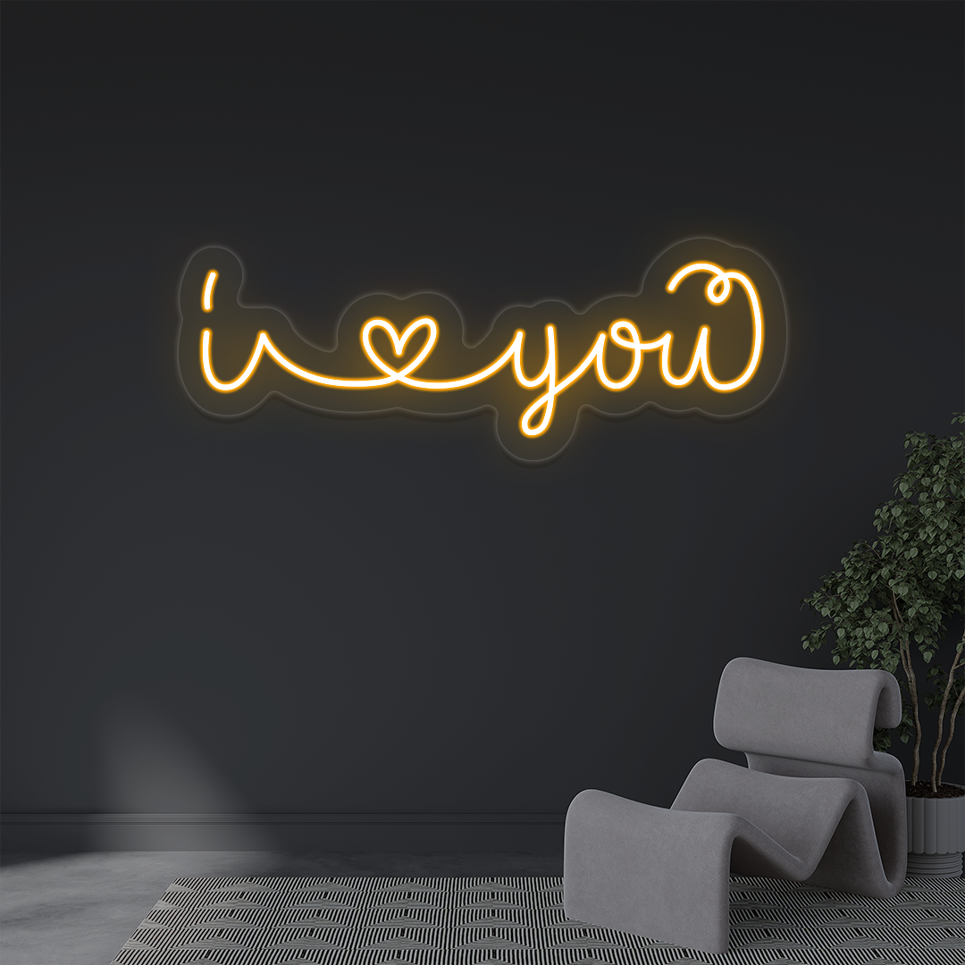 I Love You Neon Sign image 4